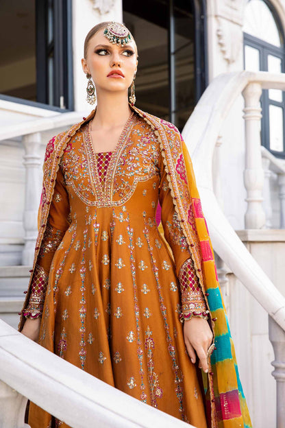 Maria B Sateen Collection 2024 –  Cotton Satin Suit | CST-812