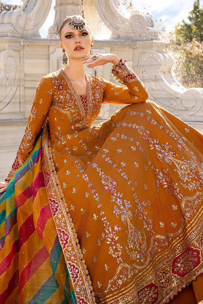 Maria B Sateen Collection 2024 –  Cotton Satin Suit | CST-812