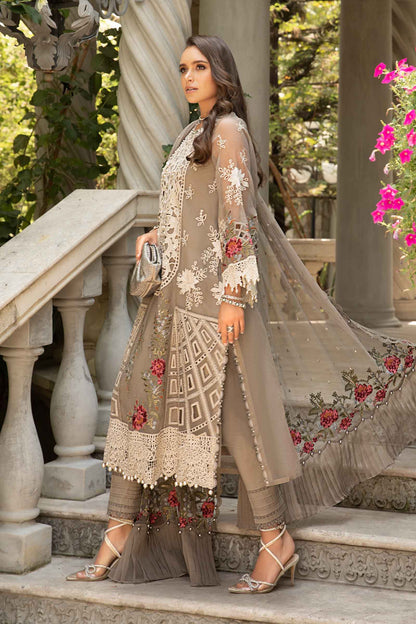 Maria B Lawn Collection 2024 – 3 PIECE - UNSTITCHED SUIT | EID LAWN-24-01