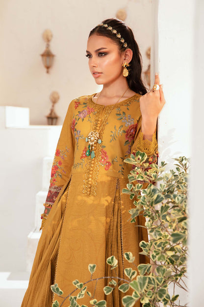 Maria.B. M.Print Collection 2024 – 3 Piece Unstitched Printed Suit | MPT-2202-A