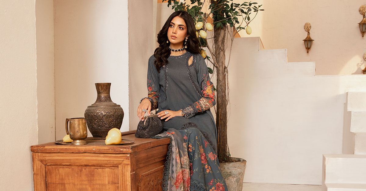 Maria.B. M.Print Collection 2024 – 3 Piece Unstitched Printed Suit | MPT-2202-B