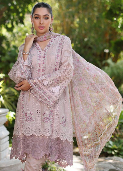 Noor By Saadia Asad Luxury Chikankari Lawn 2024 | NSA24C D-3A