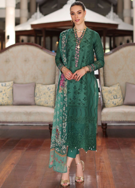 Noor By Saadia Asad Luxury Chikankari Lawn 2024 | NSA24C D-4A