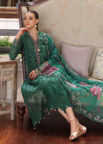 Noor By Saadia Asad Luxury Chikankari Lawn 2024 | NSA24C D-4A