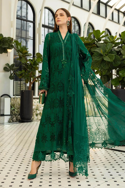 MARIA B LUXURY LAWN EID EDIT UNSTITCHED'26 - D4 (Emerald Green)