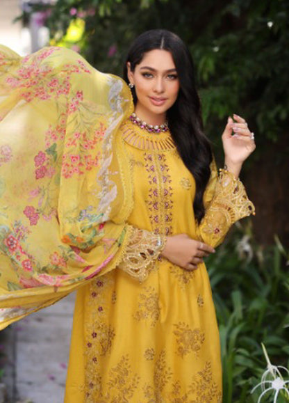 Noor By Saadia Asad Luxury Chikankari Lawn 2024 | NSA24C D-8B