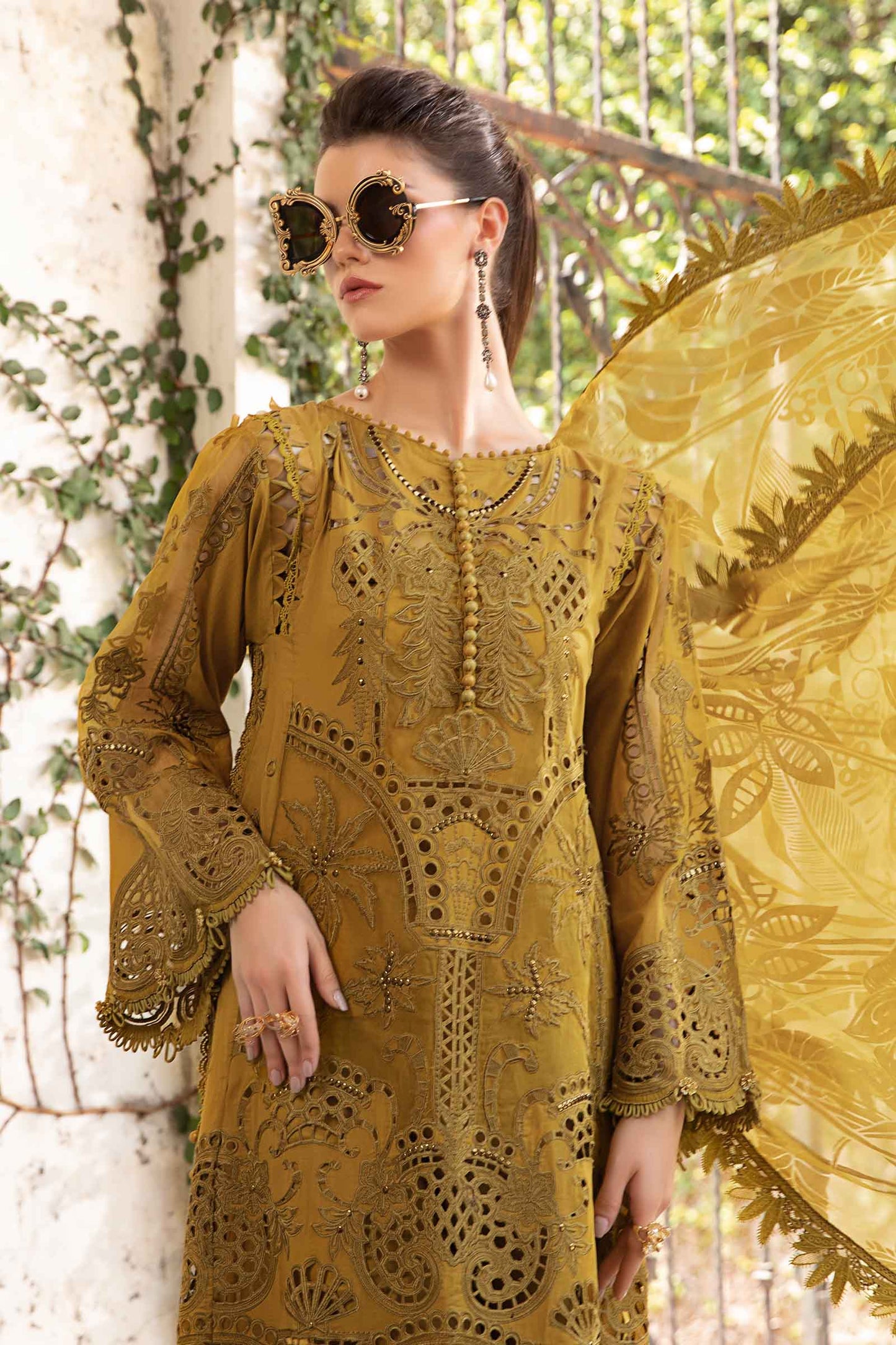 Maria B Lawn Collection 2024 – 3 PIECE - UNSTITCHED SUIT | EID LAWN-24-08