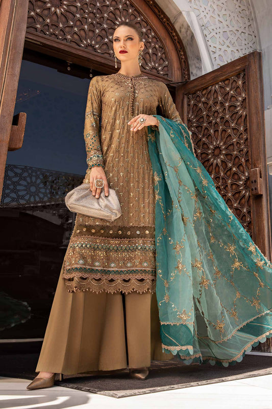 Maria.B Sateen Collection 2024 –  Cotton Satin Suit | CST-808