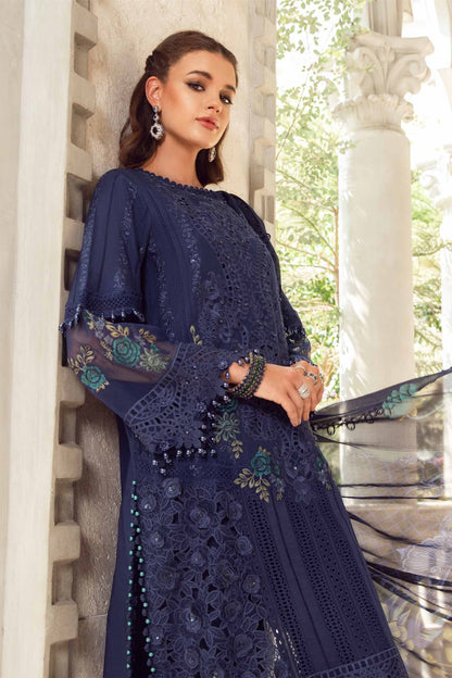 Maria B Lawn Collection 2024 – 3 PIECE - UNSTITCHED SUIT | EID LAWN-24-09