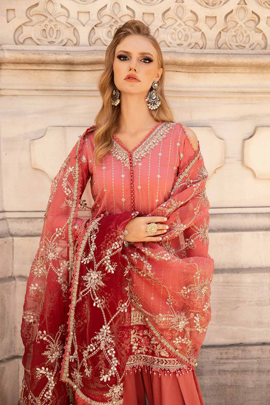 Maria.B Sateen Collection 2024 –  Cotton Satin Suit | CST-809