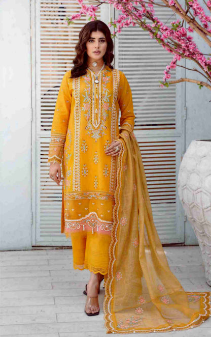 Inaayat Festive Lawn Collection D 02 | Daffodils | IBAAS Online