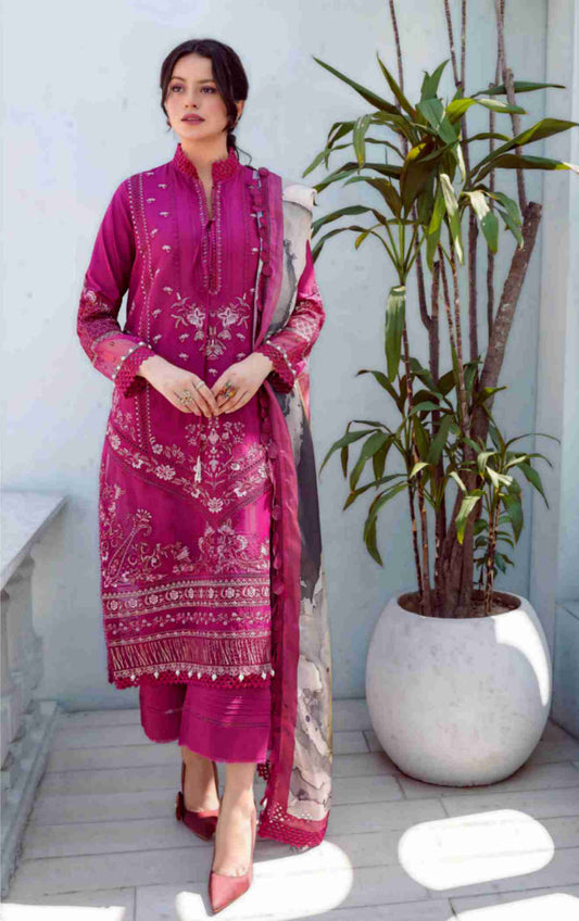 Inaayat Festive Lawn Collection D 06 | Saffron | IBAAS Online