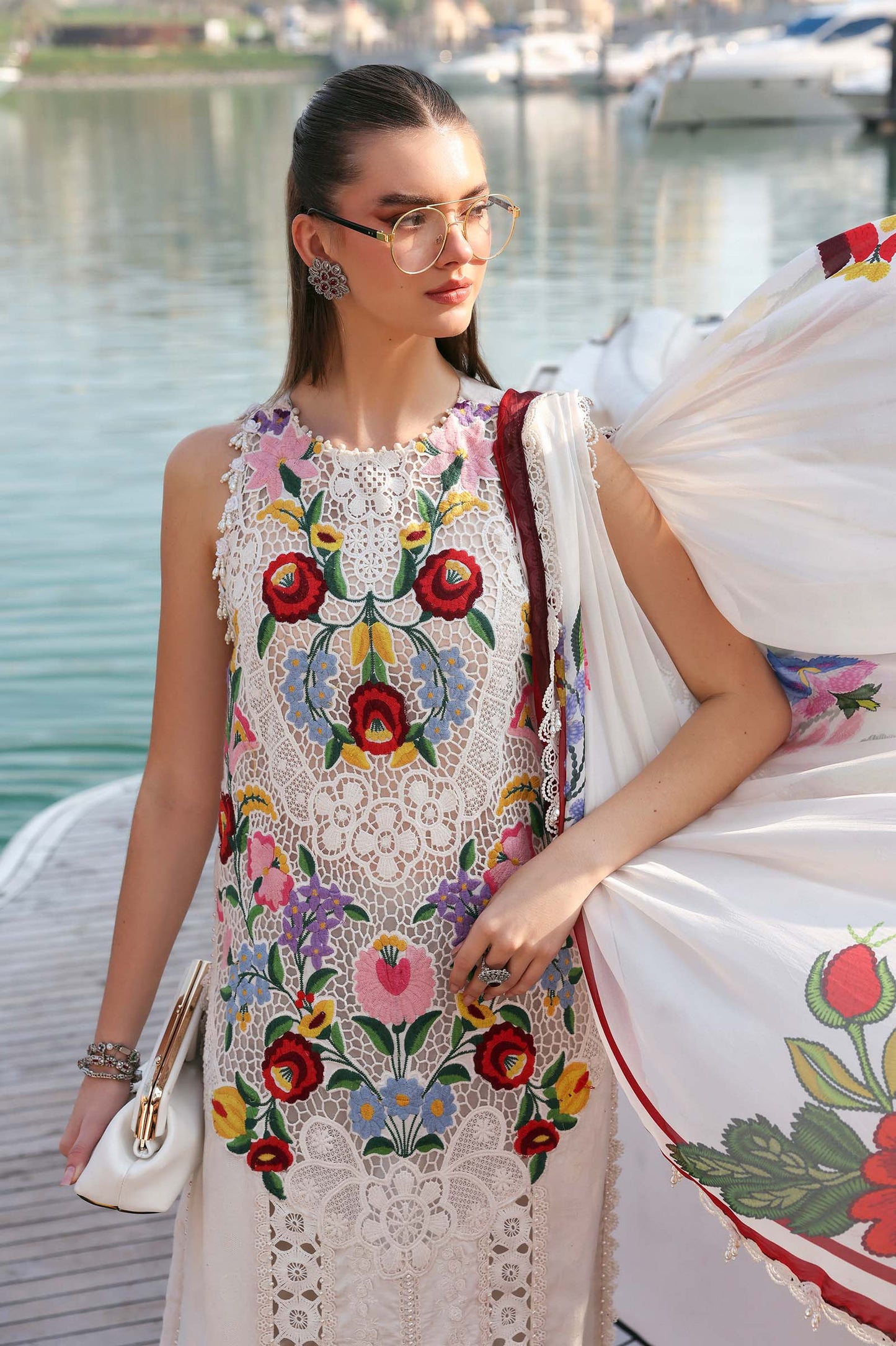 MARIA B LUXURY LAWN UNSTITCHED'26 | 10A