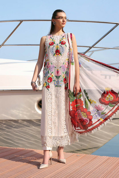 MARIA B LUXURY LAWN UNSTITCHED'26 | 10A