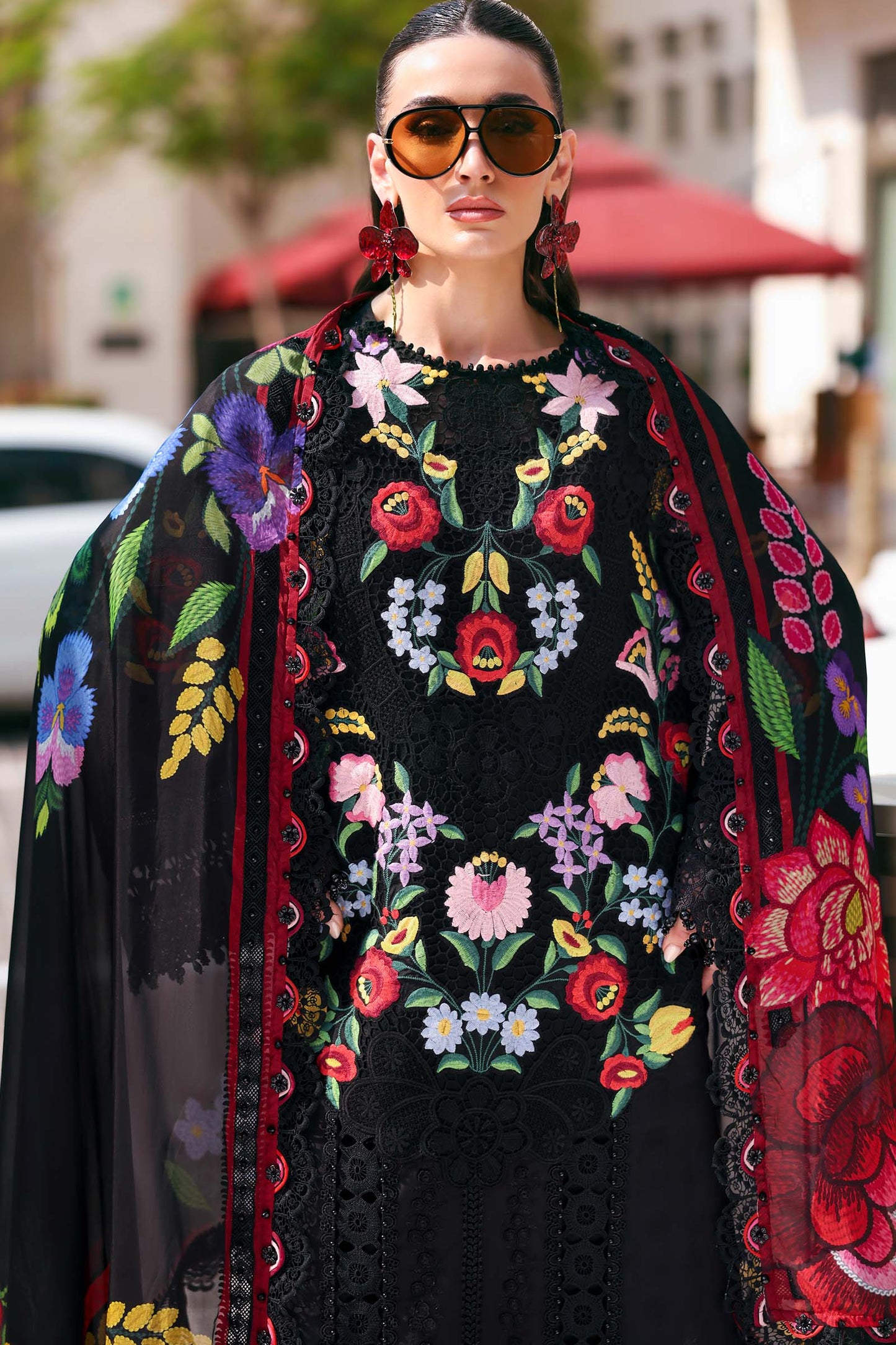 MARIA B LUXURY LAWN UNSTITCHED'26 | 10B