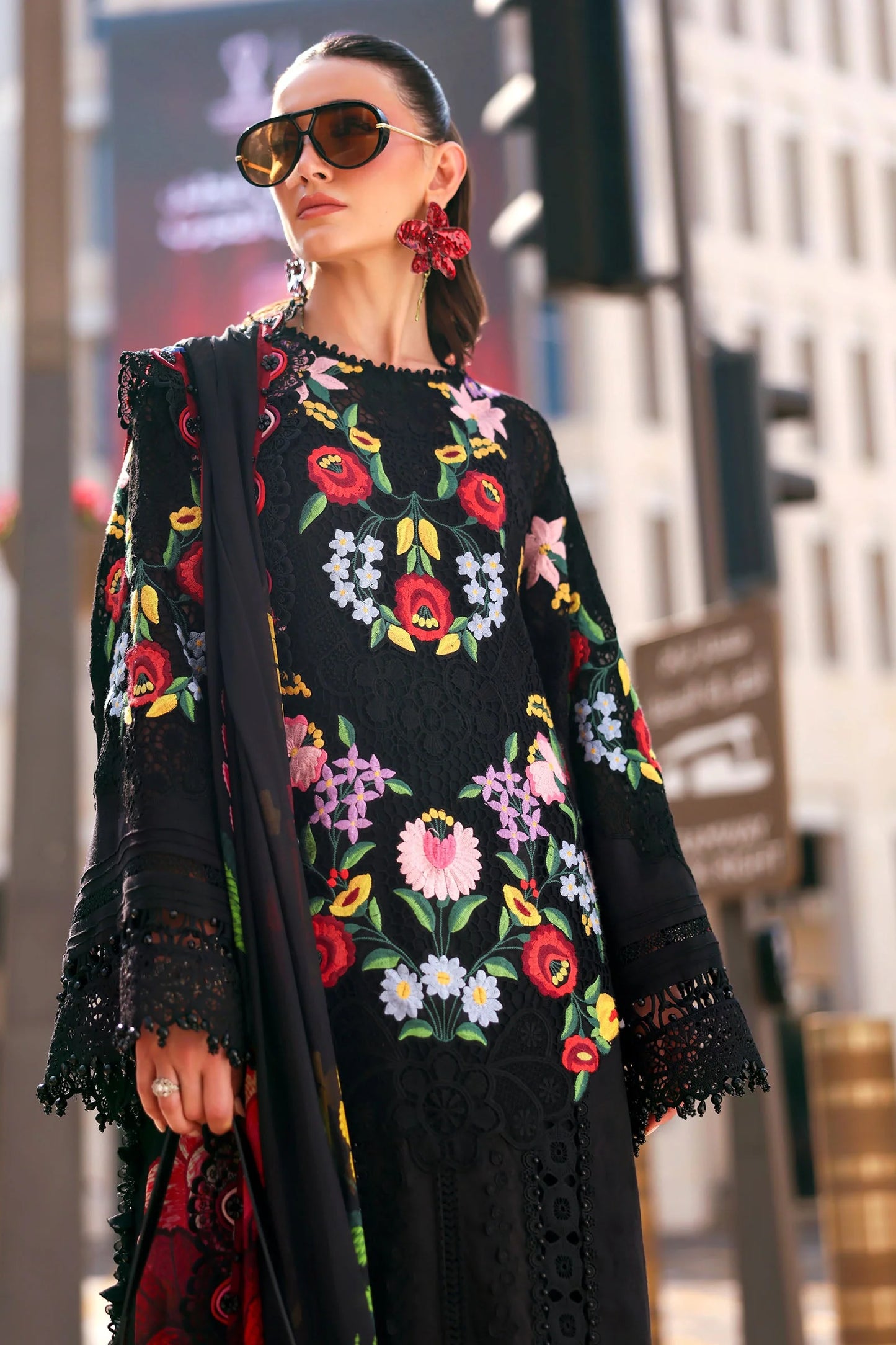 MARIA B LUXURY LAWN UNSTITCHED'26 | 10B