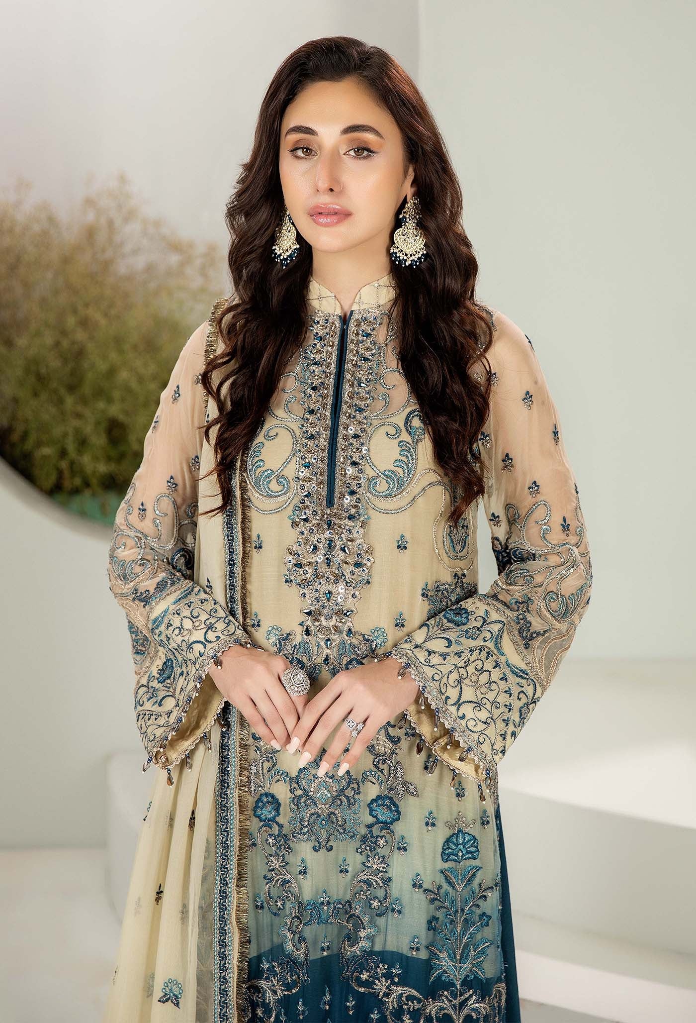 Adan's Libas Alyana Luxury Unstitched Chiffon Collection 2024 – 4000