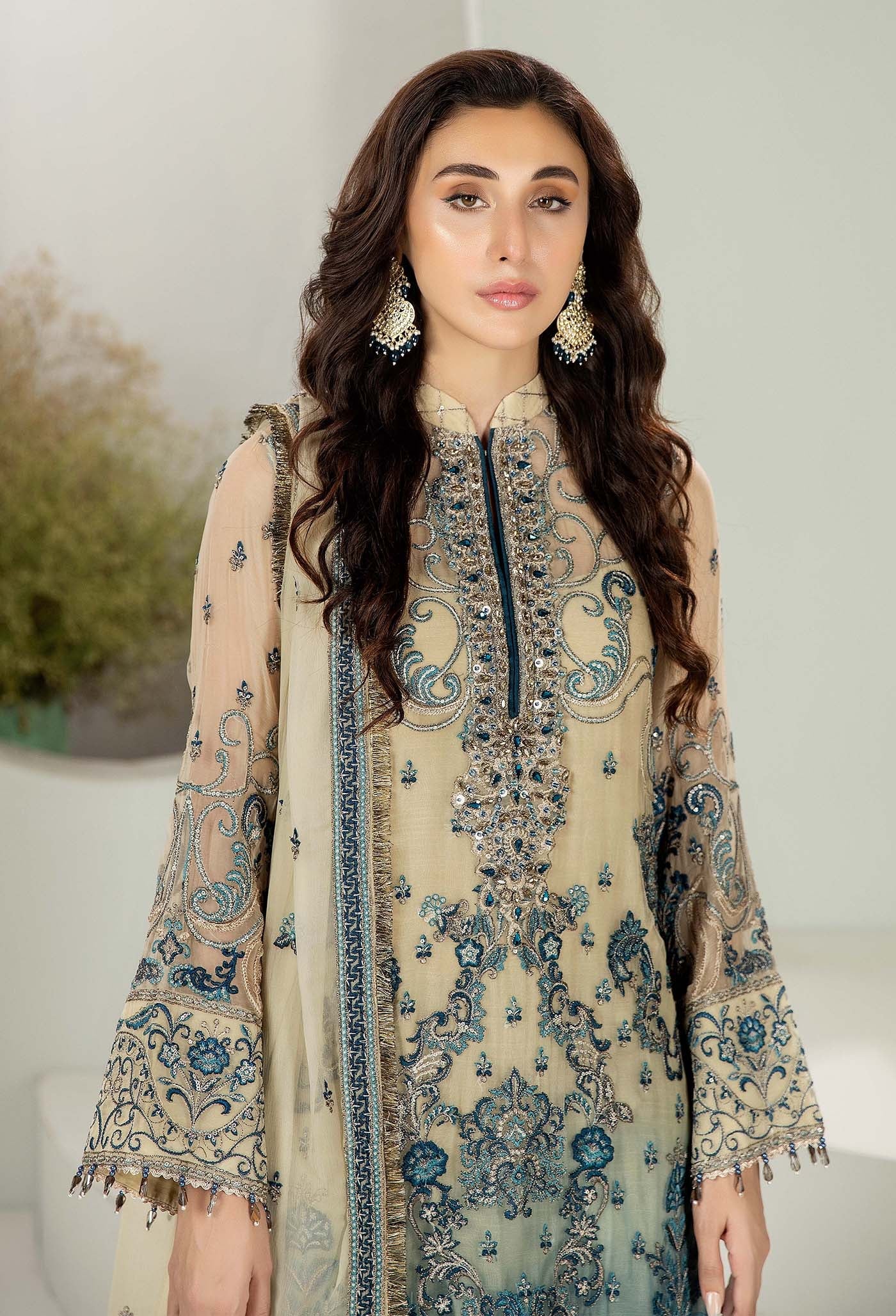 Adan's Libas Alyana Luxury Unstitched Chiffon Collection 2024 – 4000