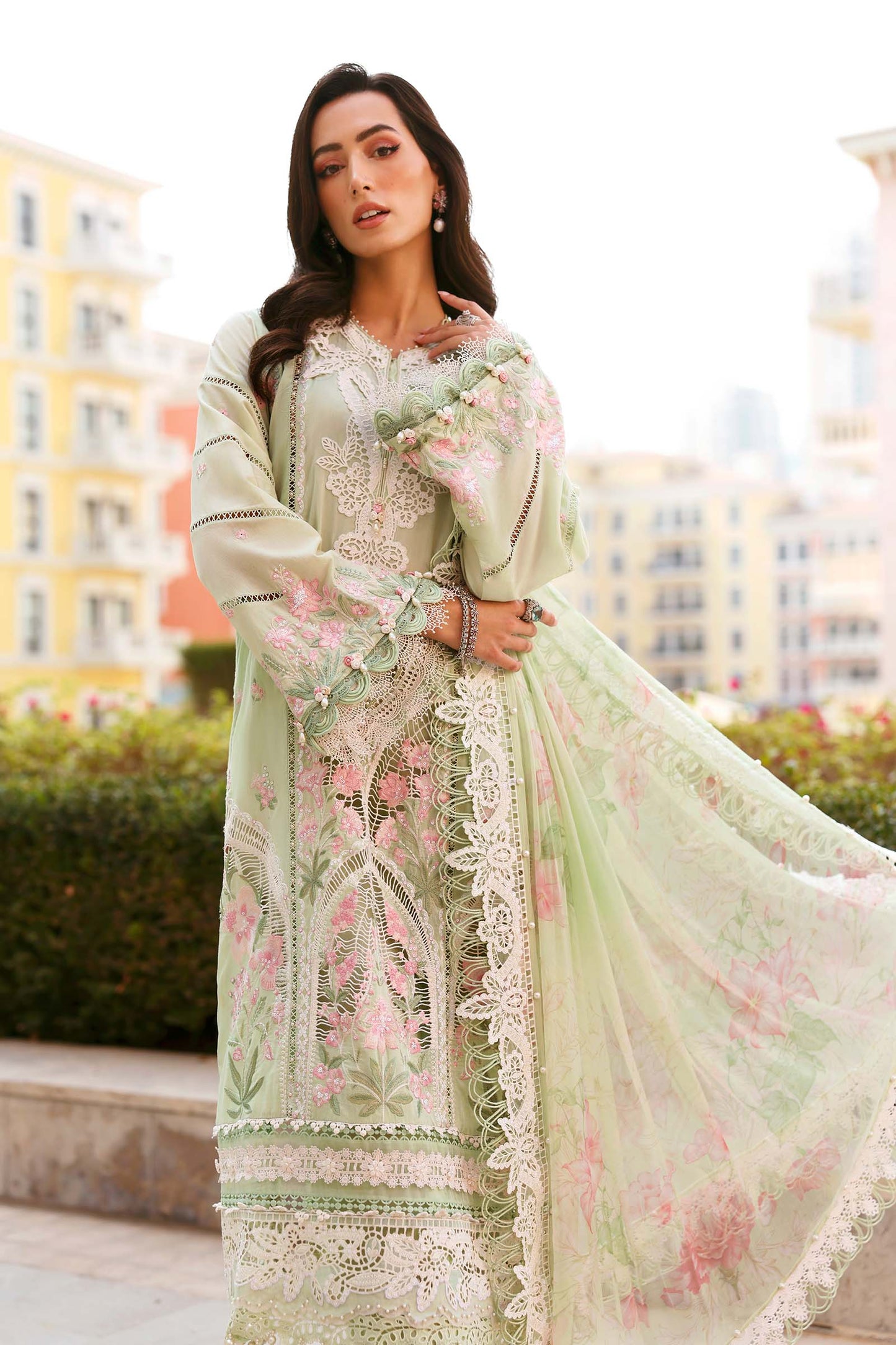 MARIA B LUXURY LAWN UNSTITCHED'26 | 11A