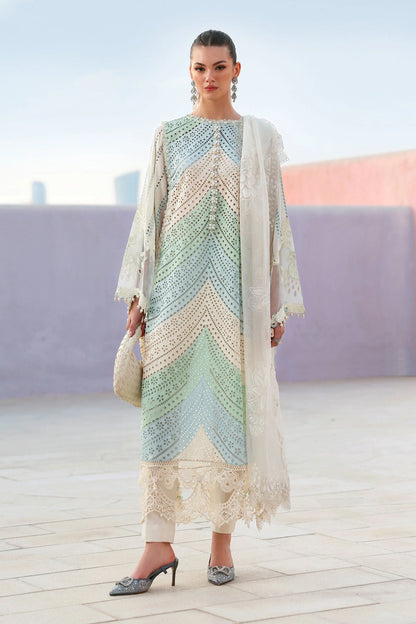 MARIA B LUXURY LAWN UNSTITCHED'26 | 12A
