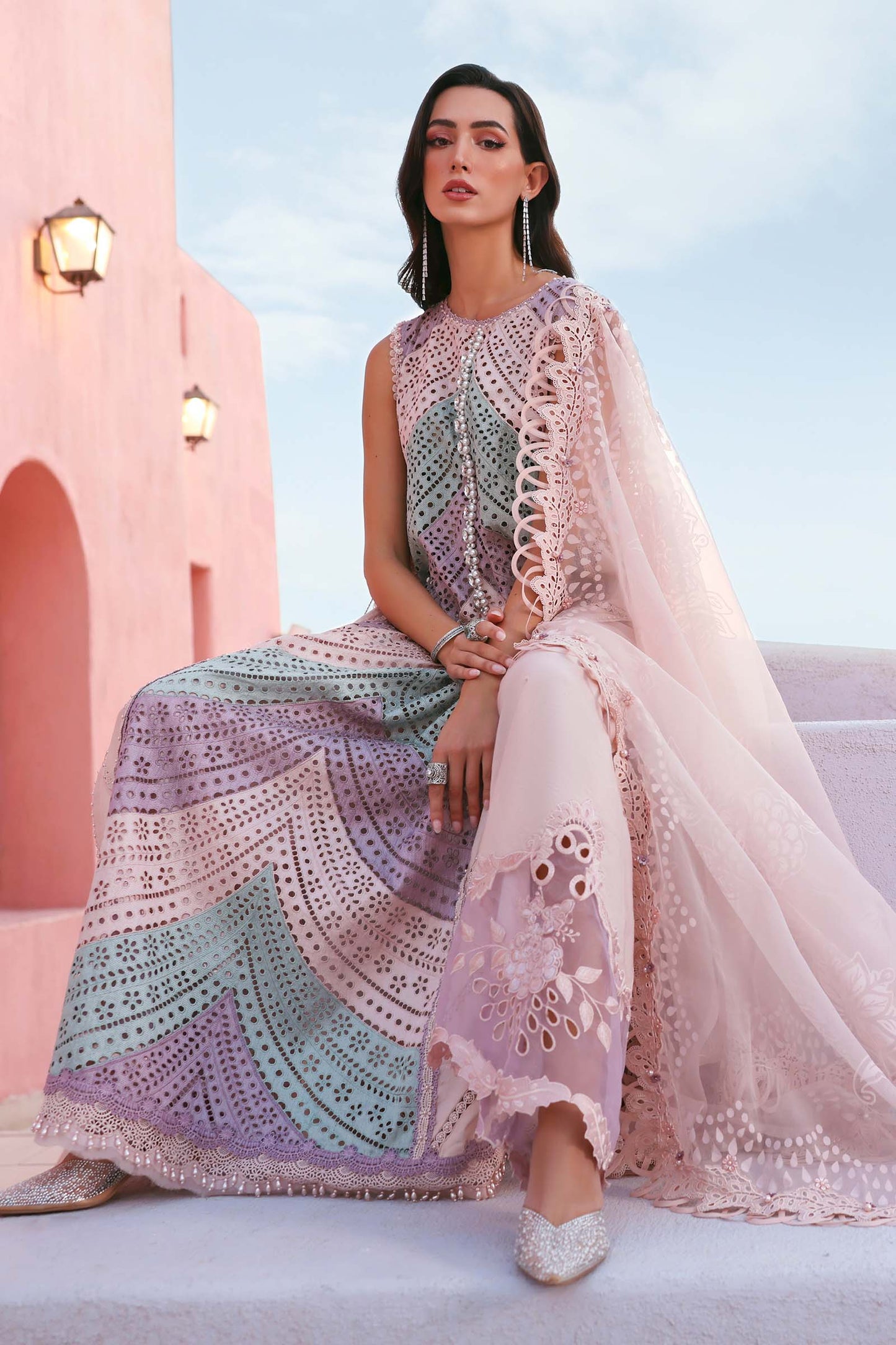 MARIA B LUXURY LAWN UNSTITCHED'26 | 12B