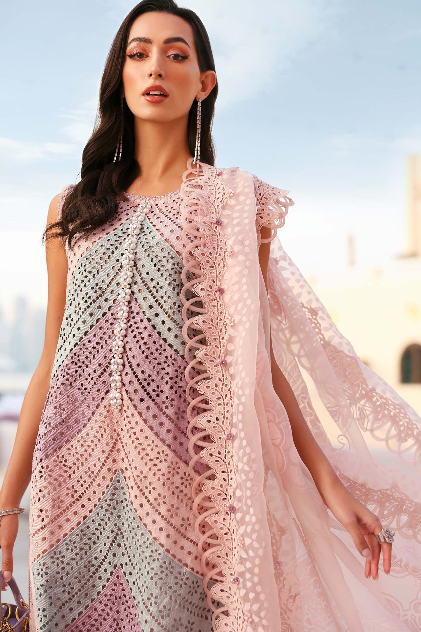 MARIA B LUXURY LAWN UNSTITCHED'26 | 12B