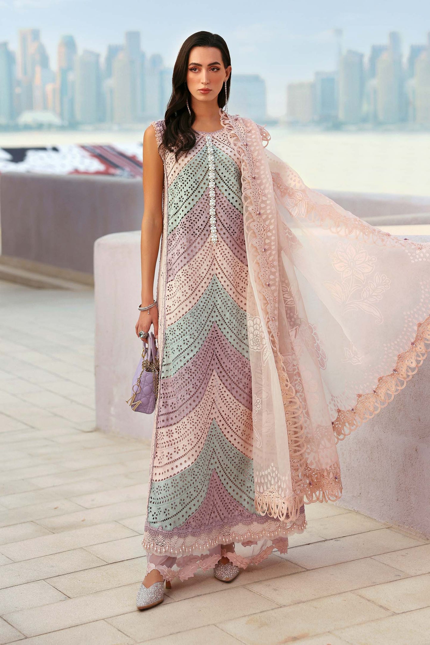 MARIA B LUXURY LAWN UNSTITCHED'26 | 12B