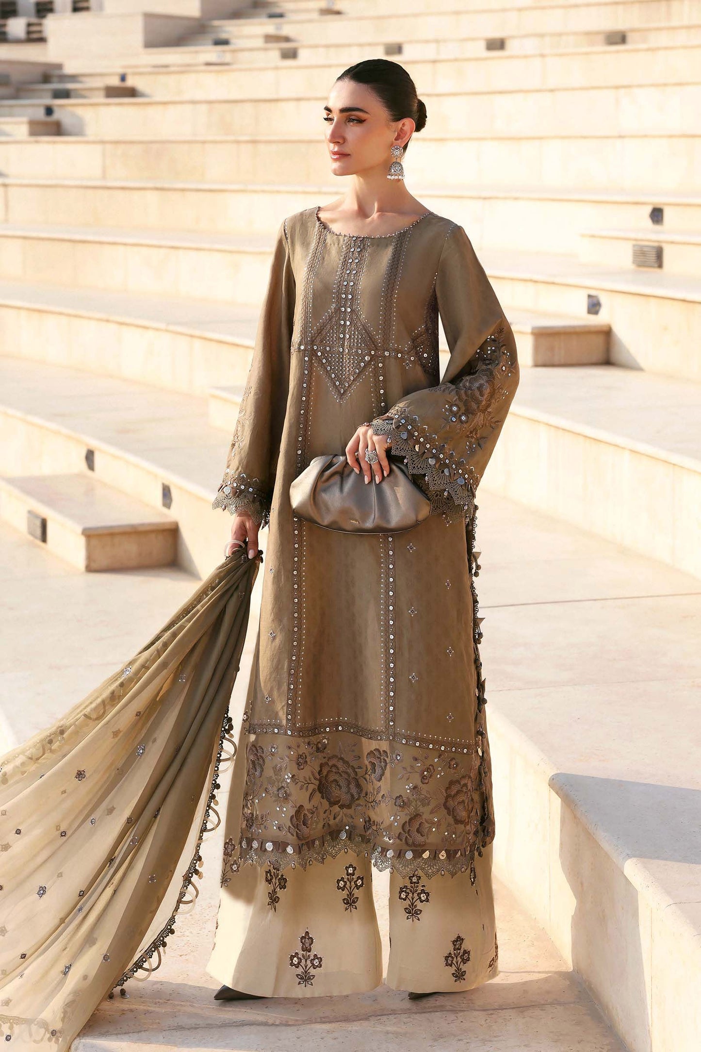 MARIA B LUXURY LAWN UNSTITCHED'26 | 2A