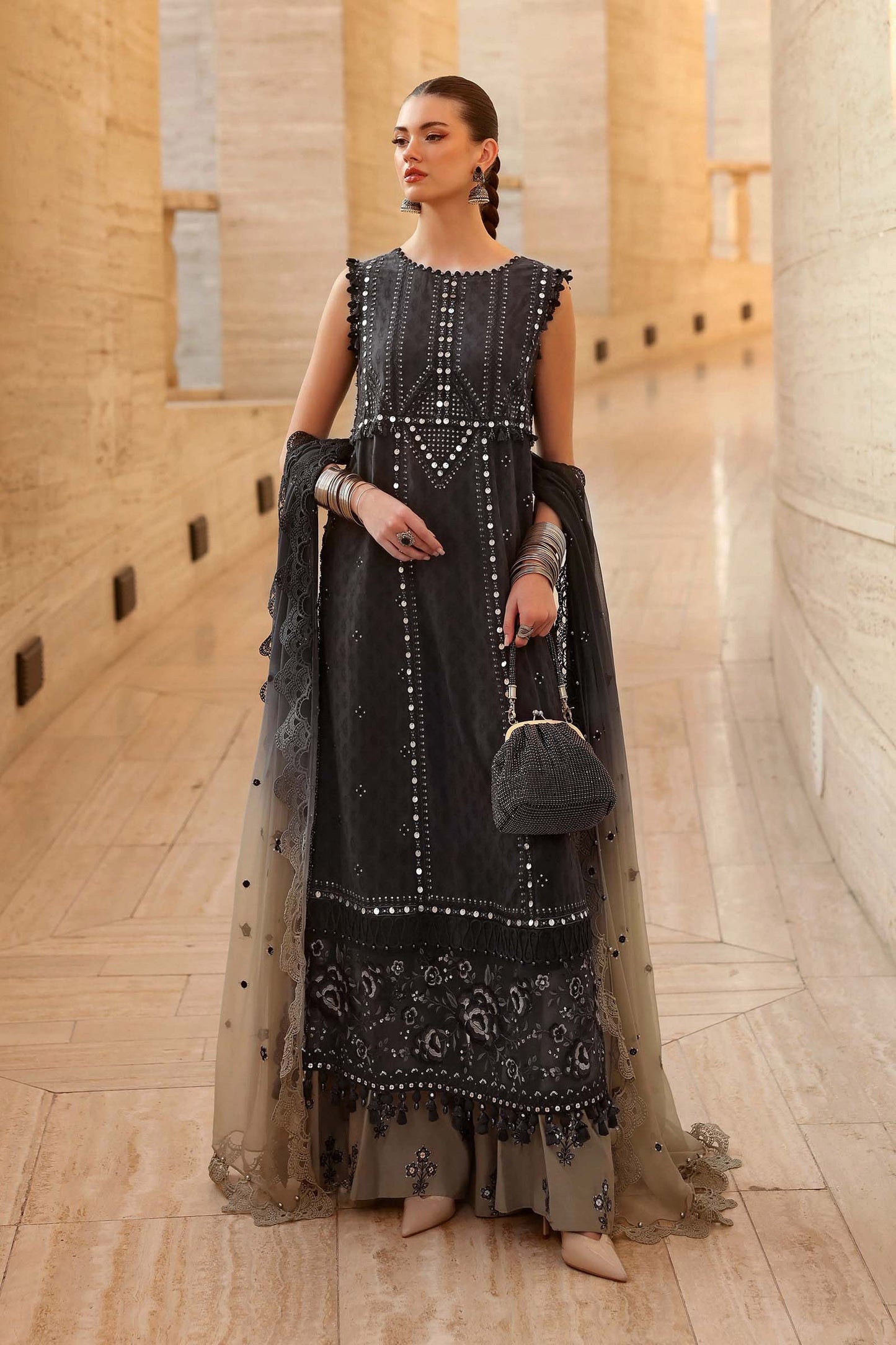 MARIA B LUXURY LAWN UNSTITCHED'26 | 2B