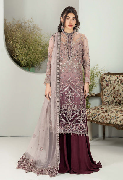 Adan's Libas Alyana Luxury Unstitched Chiffon Collection 2024 – 4002