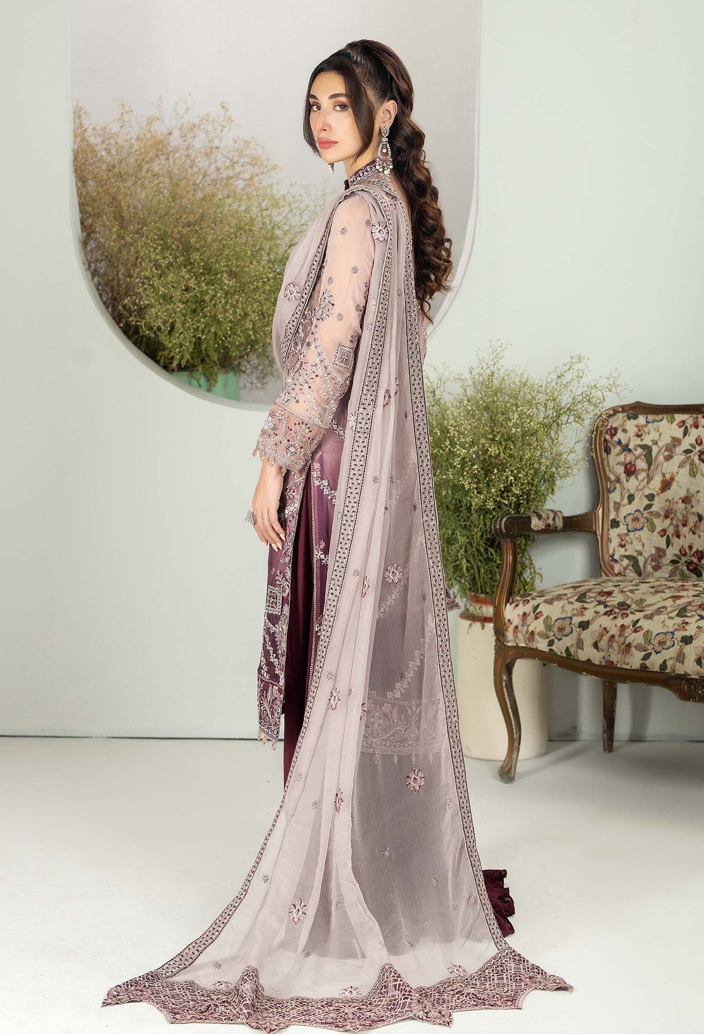 Adan's Libas Alyana Luxury Unstitched Chiffon Collection 2024 – 4002