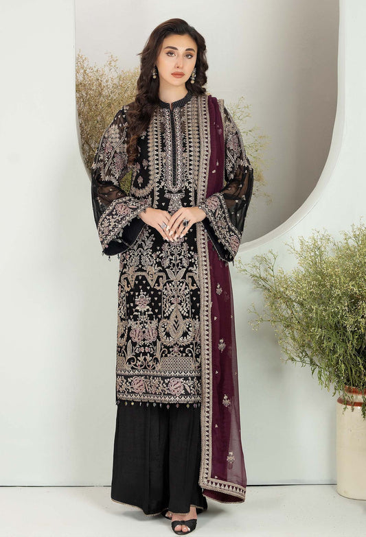 Adan's Libas Alyana Luxury Unstitched Chiffon Collection 2024 – 4003