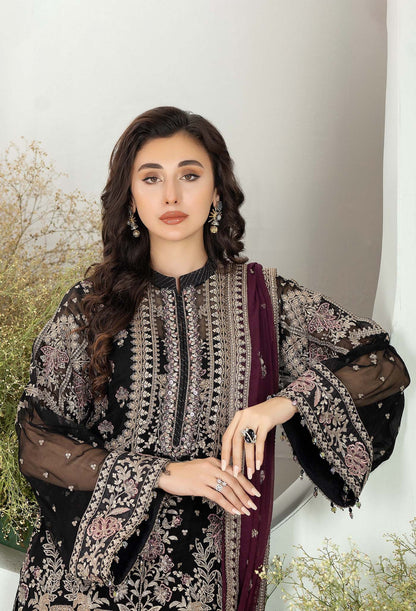 Adan's Libas Alyana Luxury Unstitched Chiffon Collection 2024 – 4003