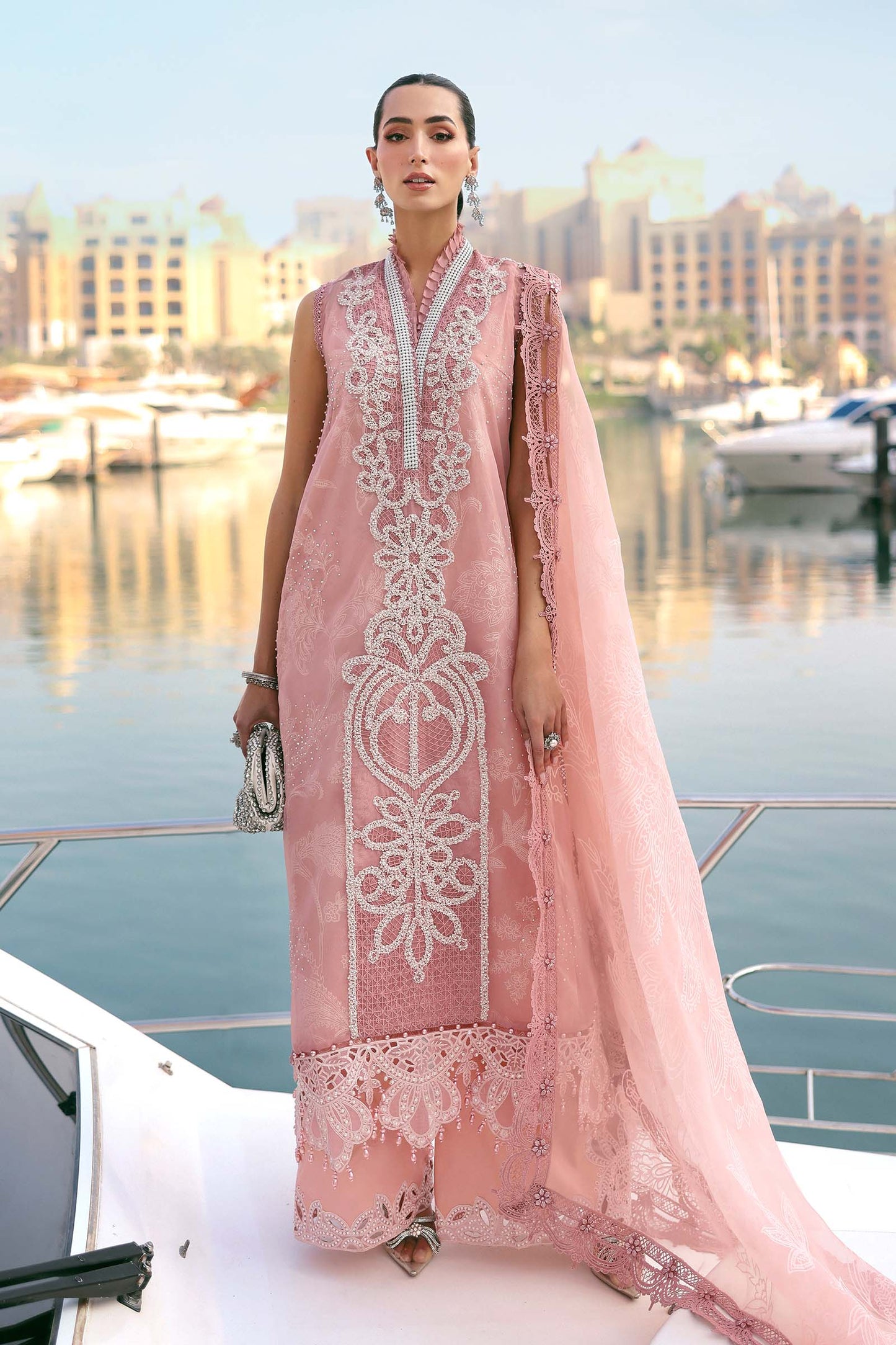 MARIA B LUXURY LAWN UNSTITCHED'26 | 4B
