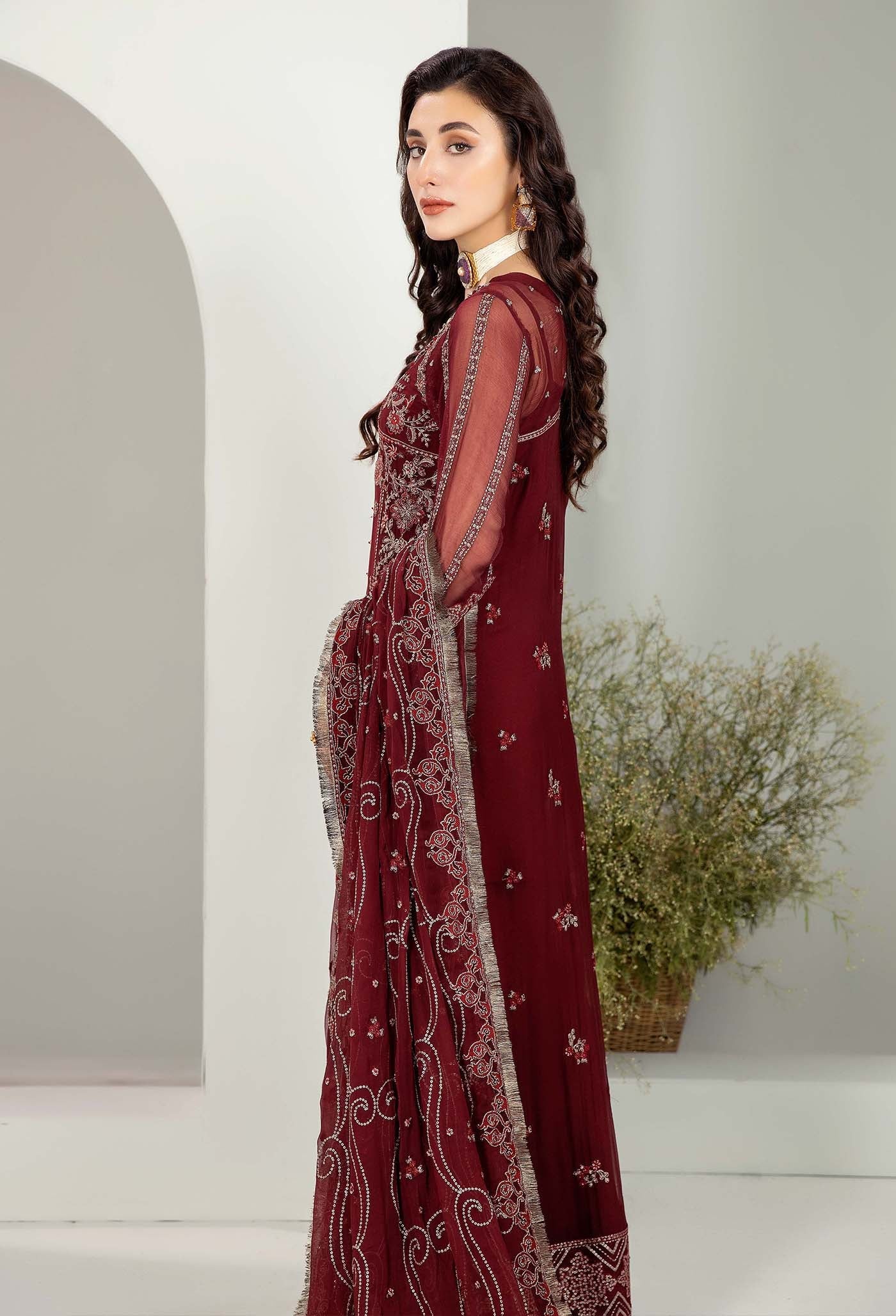 Adan's Libas Alyana Luxury Unstitched Chiffon Collection 2024 – 4004