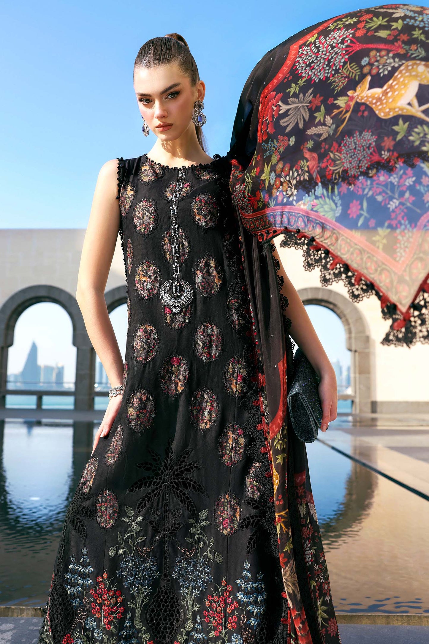 MARIA B LUXURY LAWN UNSTITCHED'26 | 5B