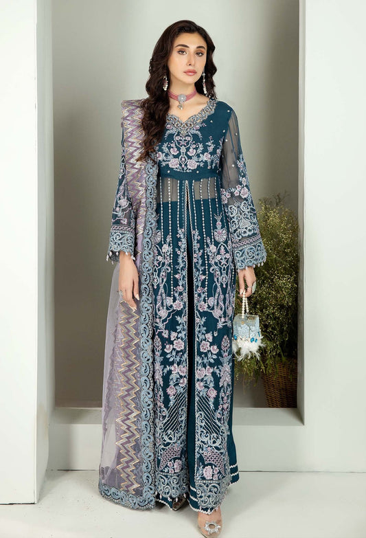 Adan's Libas Alyana Luxury Unstitched Chiffon Collection 2024 – 4005