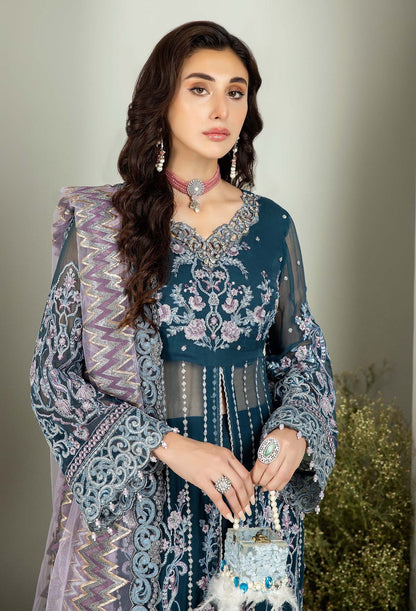 Adan's Libas Alyana Luxury Unstitched Chiffon Collection 2024 – 4005