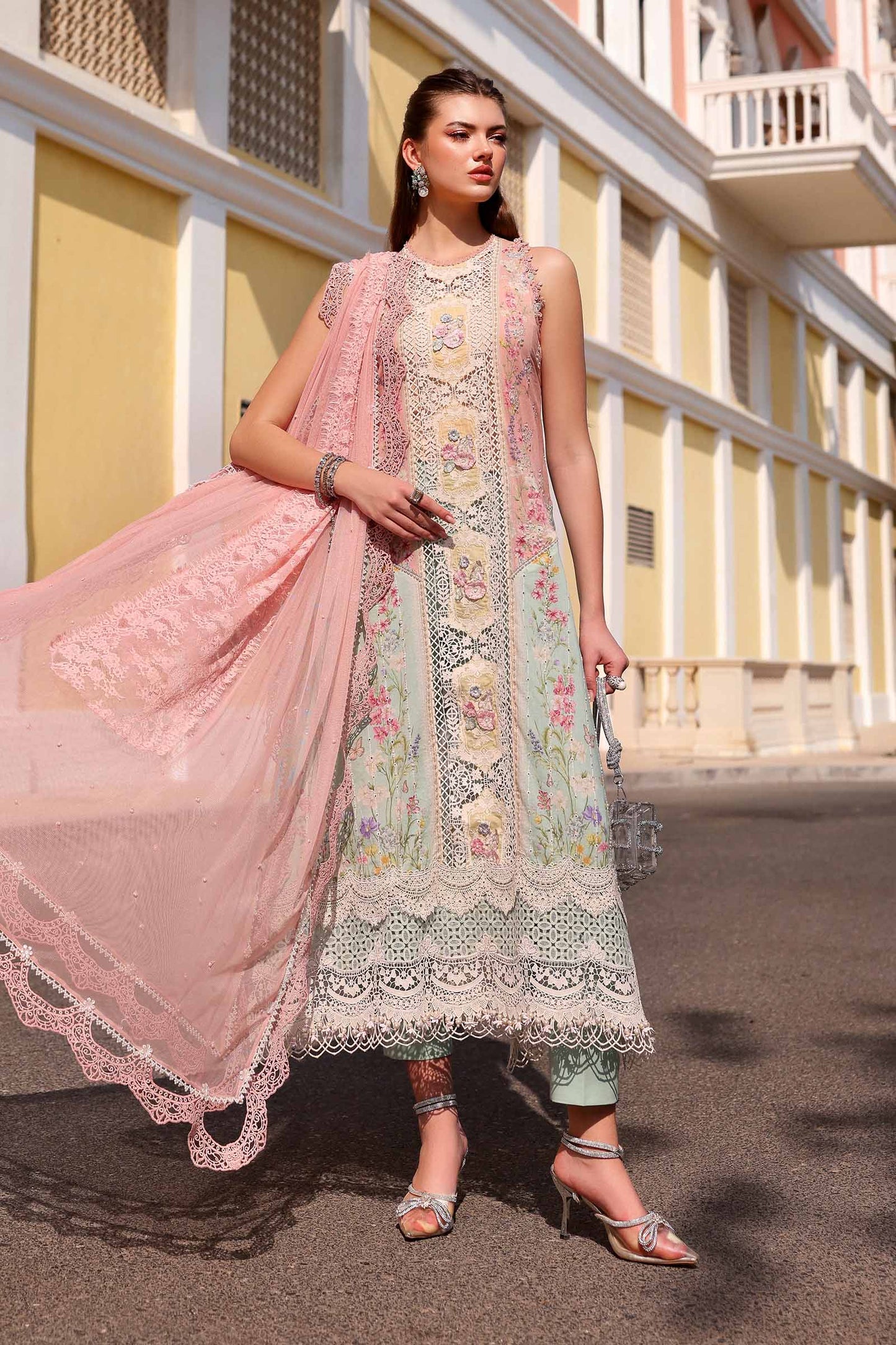 MARIA B LUXURY LAWN UNSTITCHED'26 | 6A