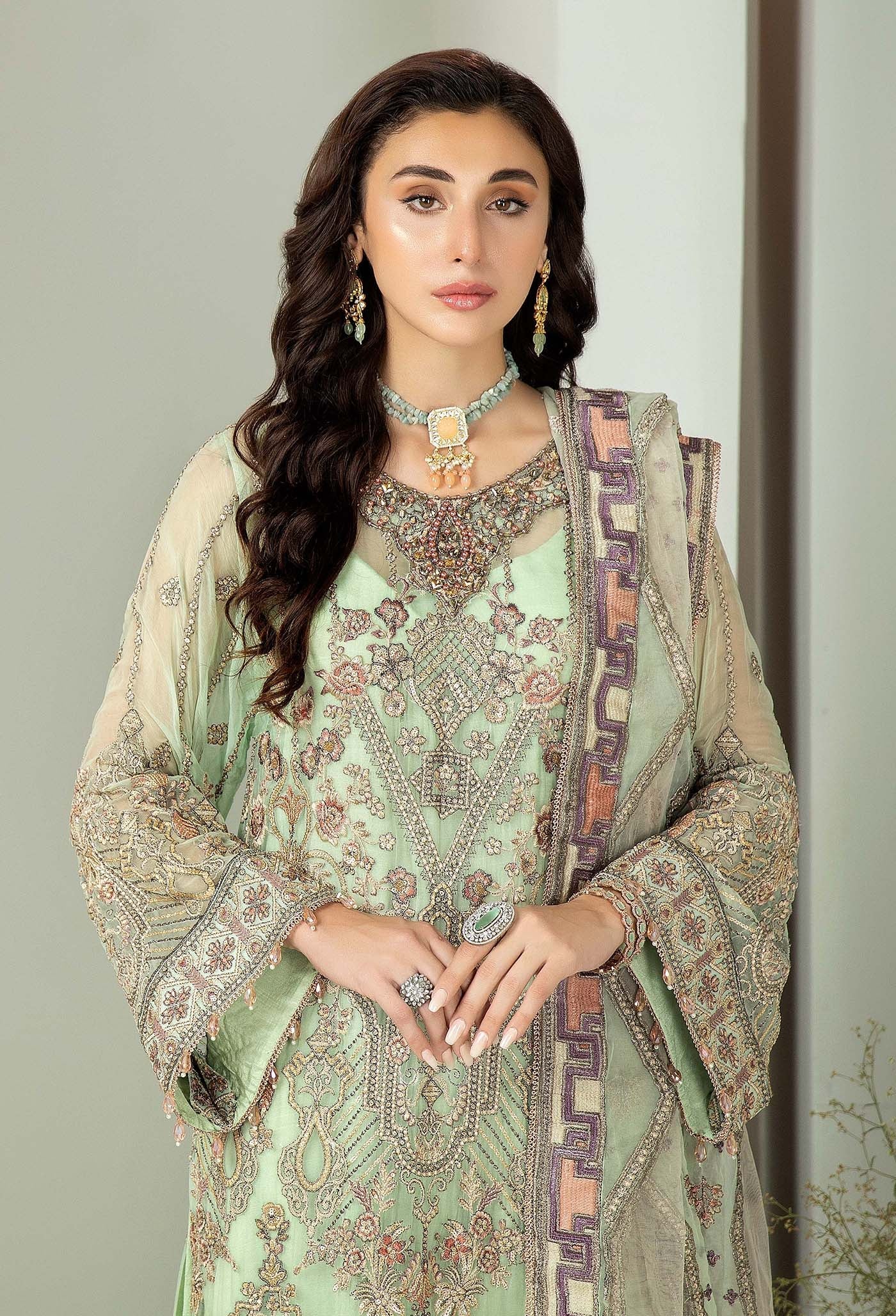 Adan's Libas Alyana Luxury Unstitched Chiffon Collection 2024 – 4006