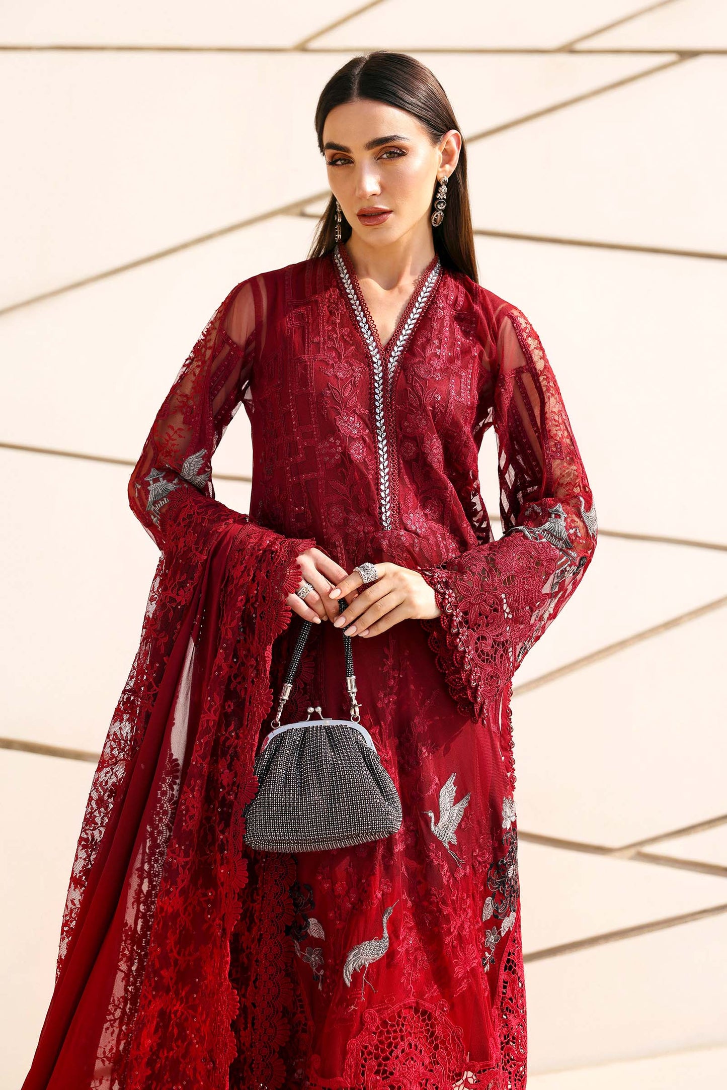 MARIA B LUXURY LAWN UNSTITCHED'26 | 7A