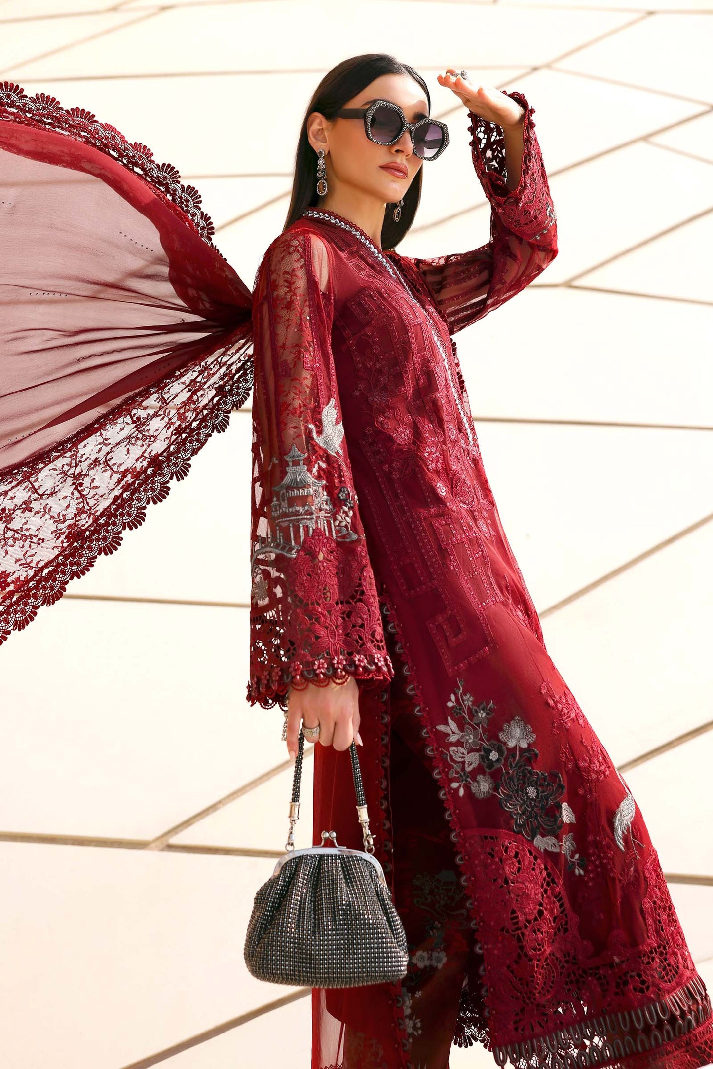 MARIA B LUXURY LAWN UNSTITCHED'26 | 7A
