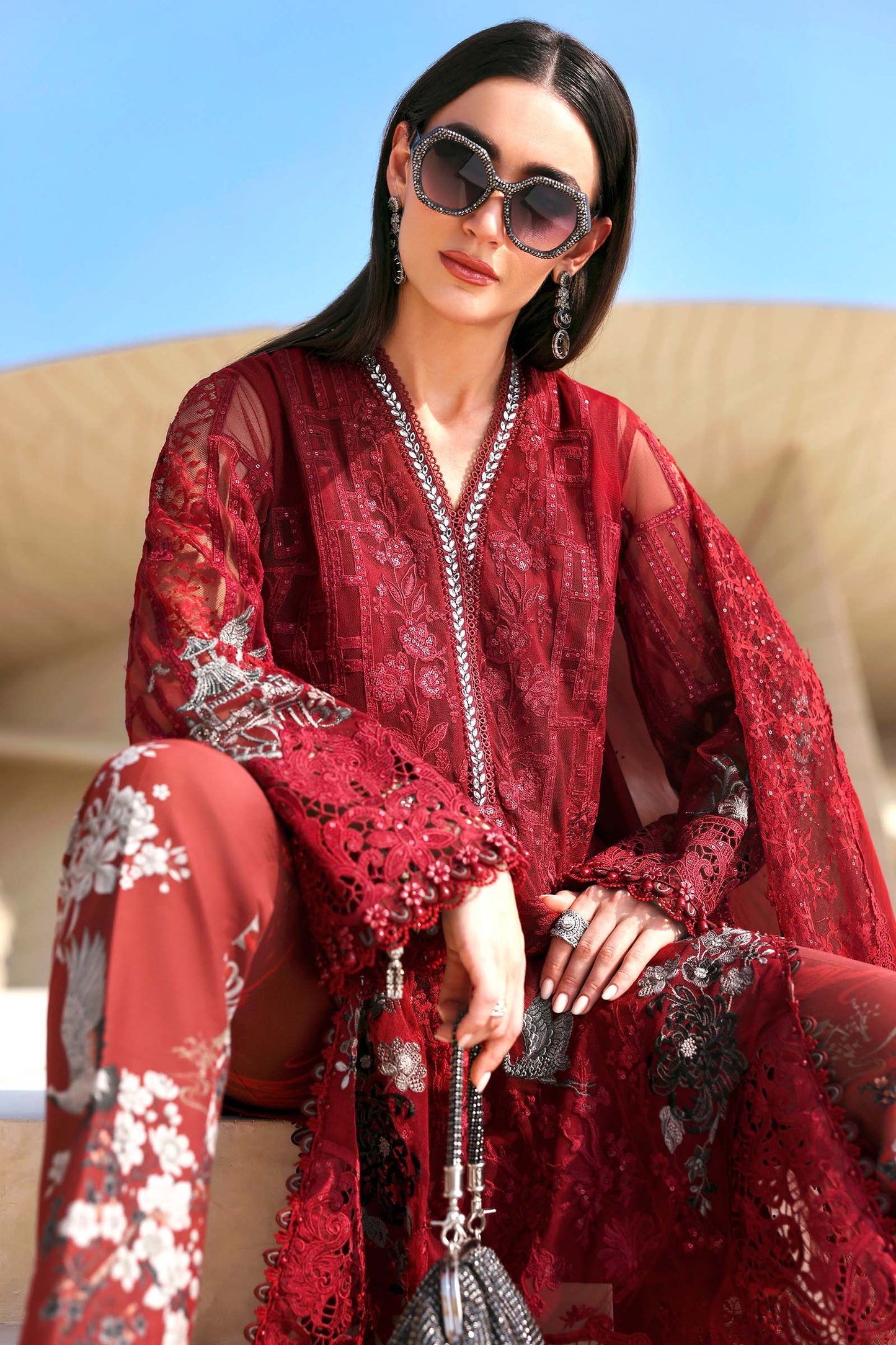 MARIA B LUXURY LAWN UNSTITCHED'26 | 7A