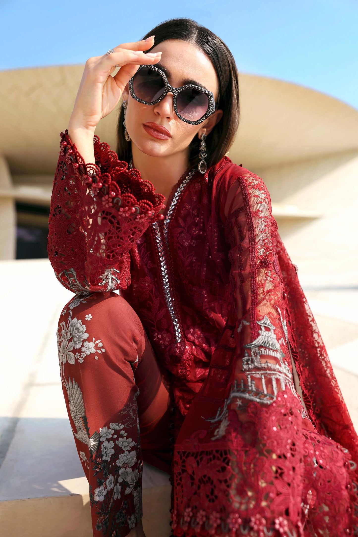 MARIA B LUXURY LAWN UNSTITCHED'26 | 7A
