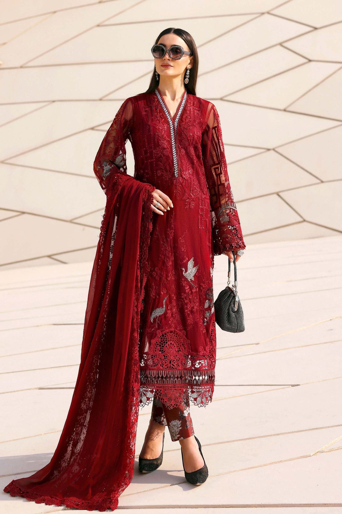 MARIA B LUXURY LAWN UNSTITCHED'26 | 7A