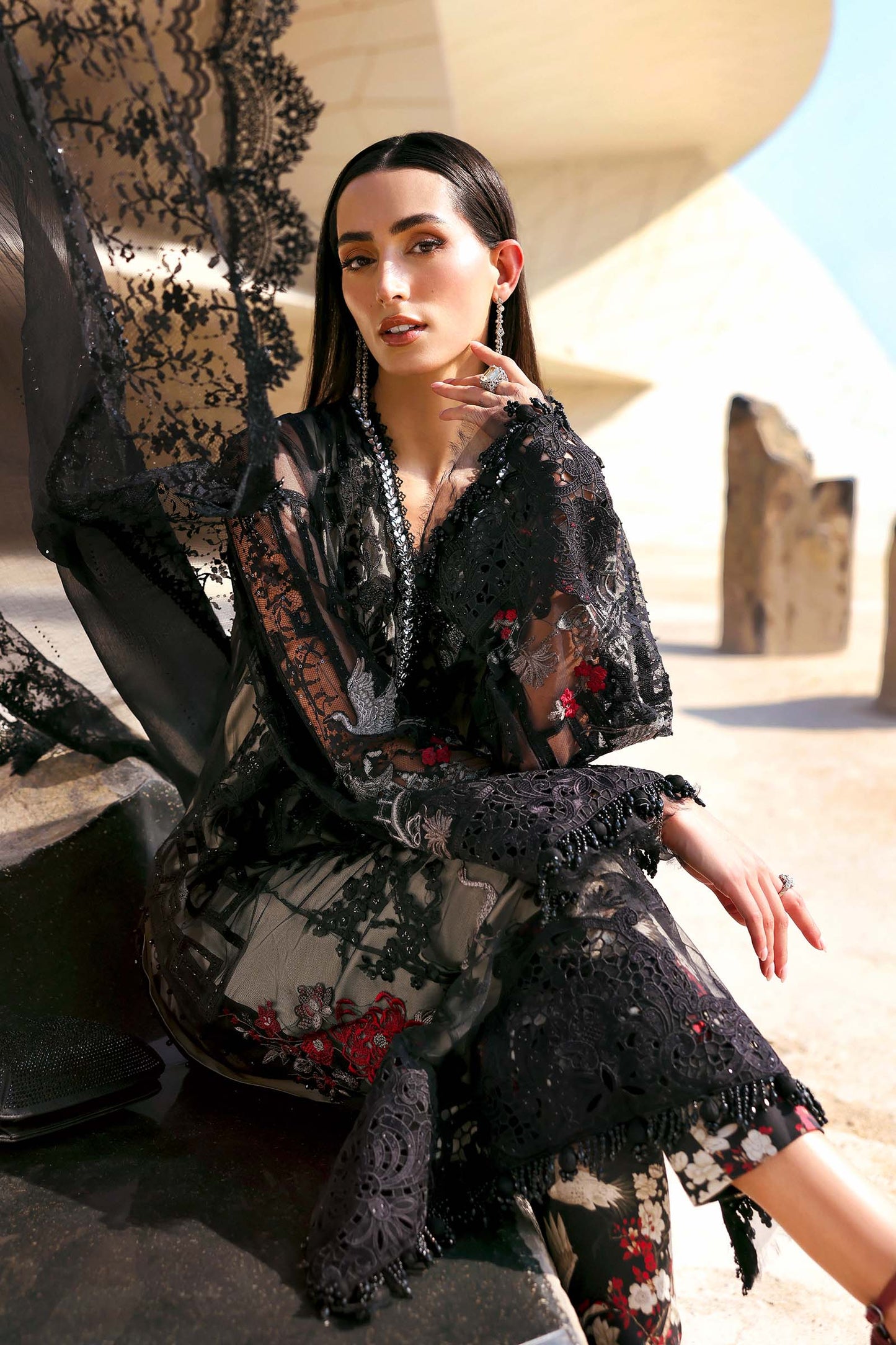 MARIA B LUXURY LAWN UNSTITCHED'26 | 7B