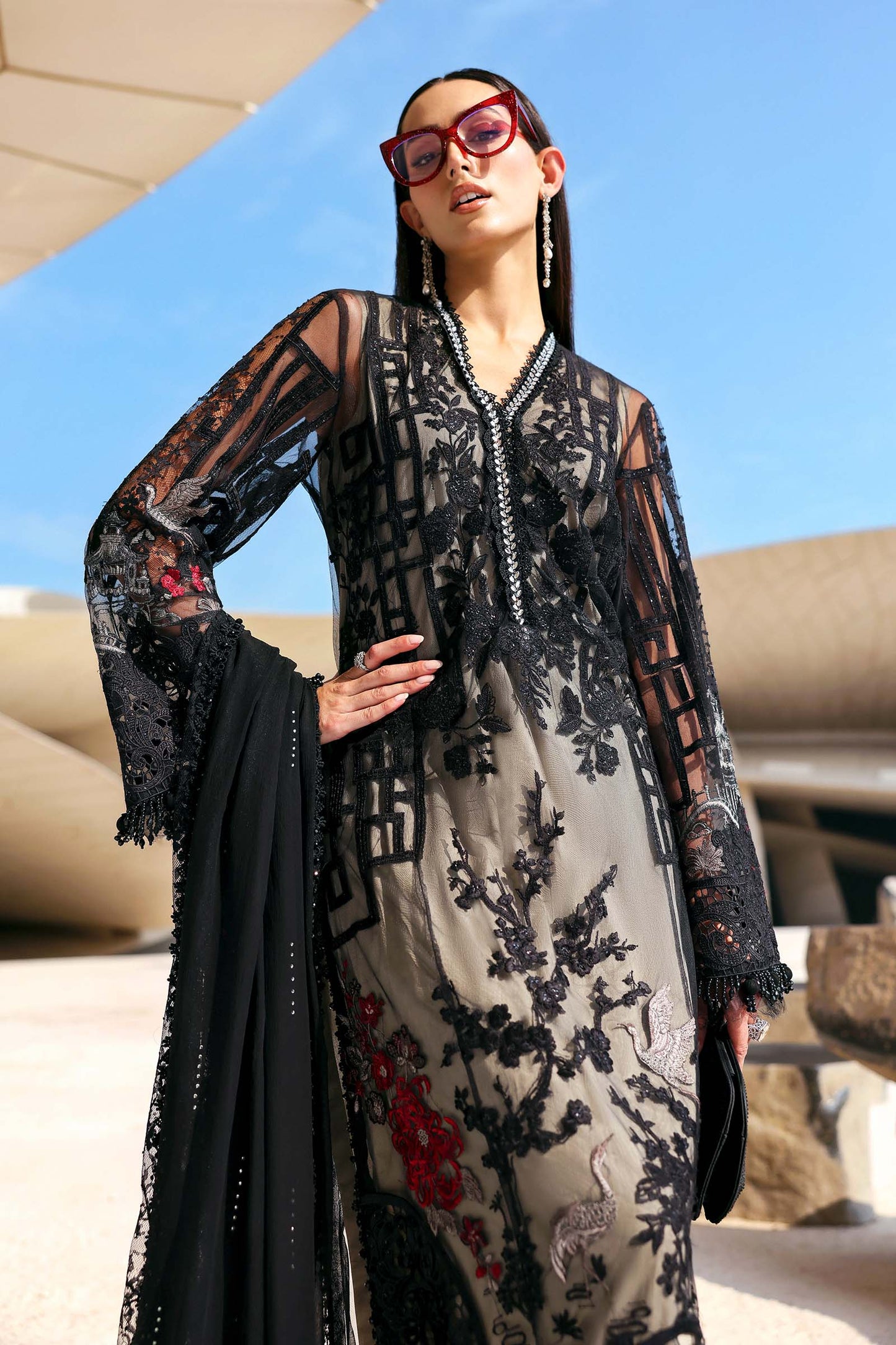 MARIA B LUXURY LAWN UNSTITCHED'26 | 7B