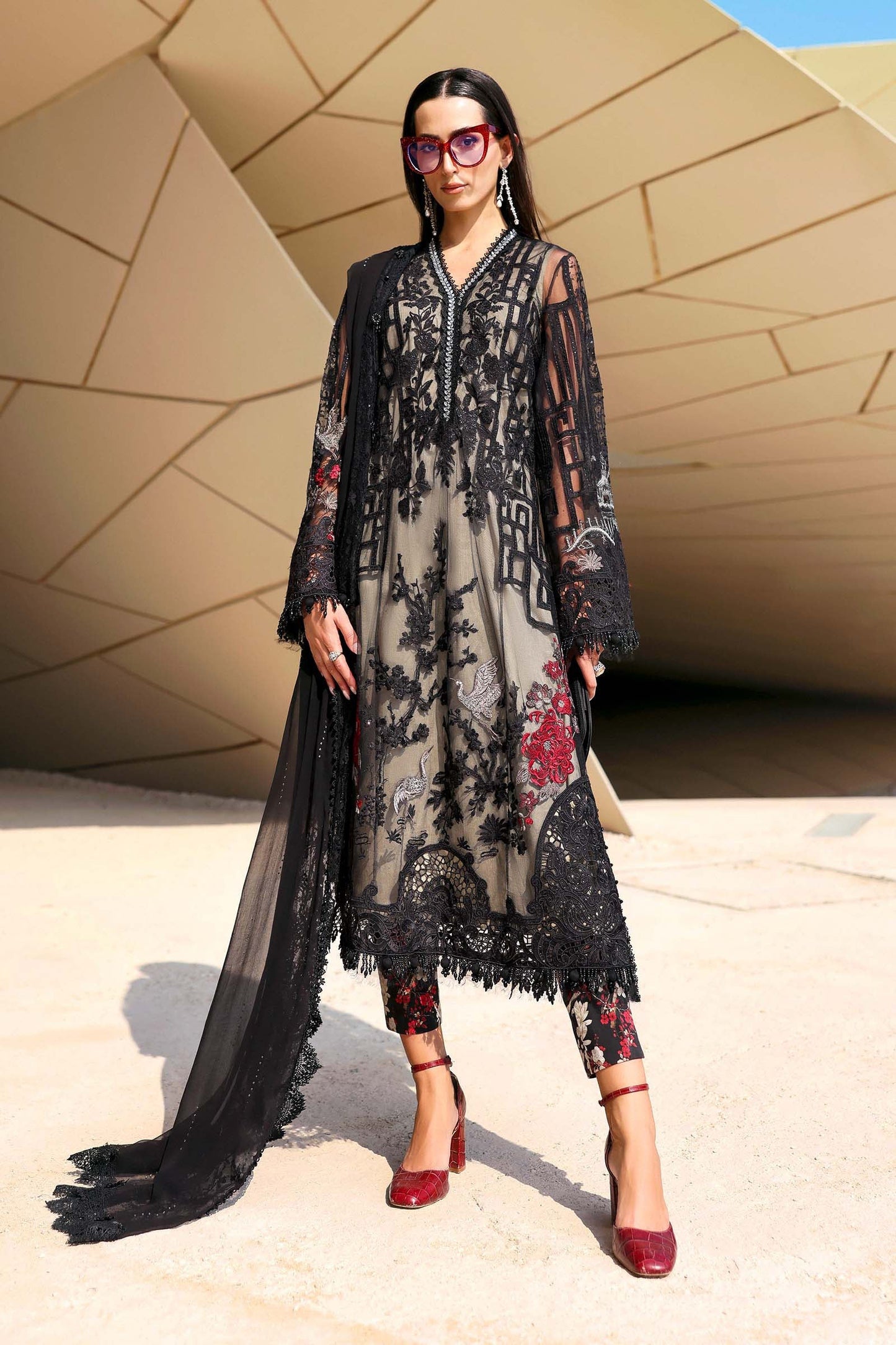 MARIA B LUXURY LAWN UNSTITCHED'26 | 7B