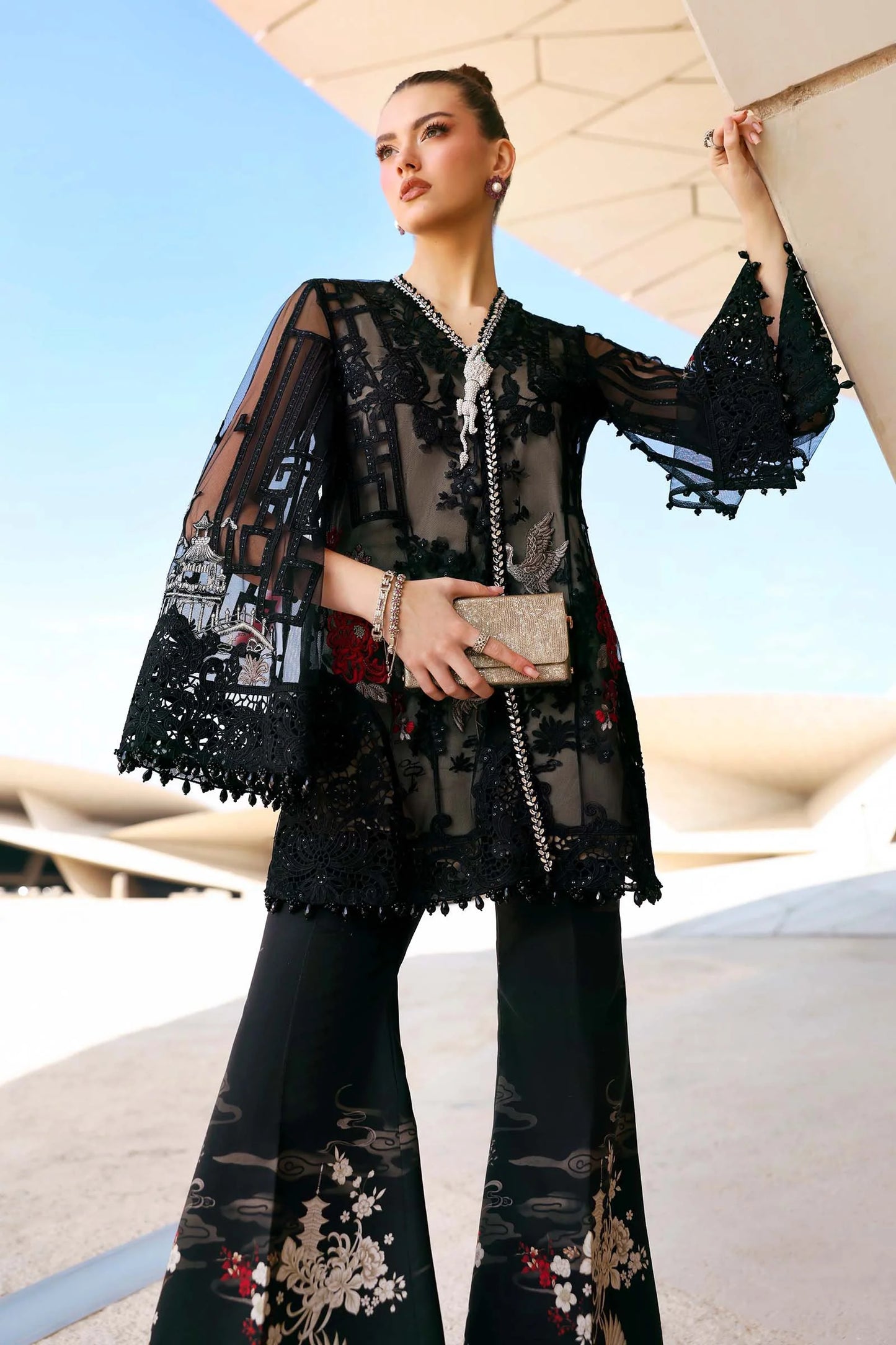 MARIA B LUXURY LAWN UNSTITCHED'26 | 7B