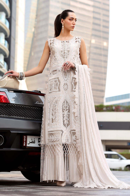 MARIA B LUXURY LAWN UNSTITCHED'26 | 8A